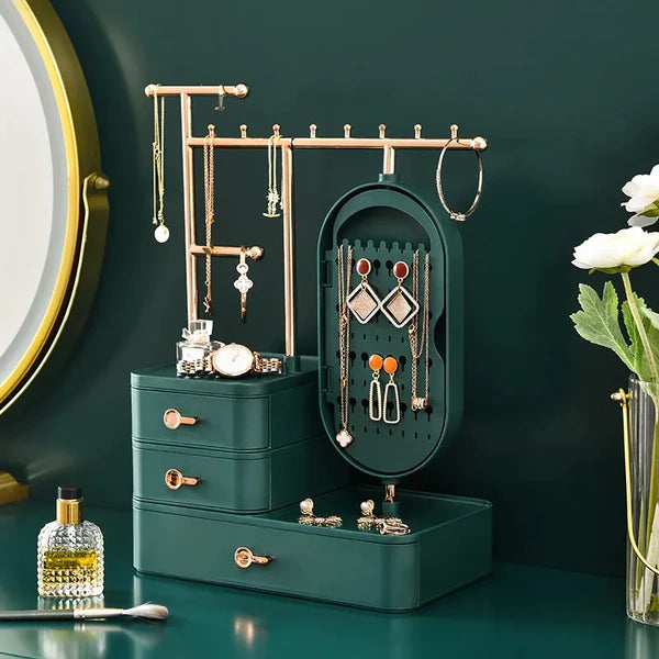 Luxury Vintage Jewelry And Cosmetic Organizer