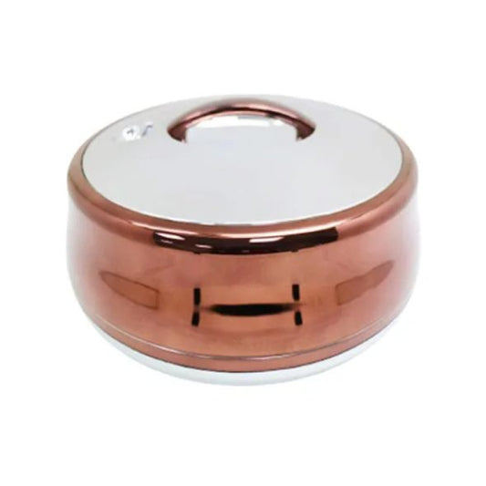 HotPot 6Ltr - Round Choclate Silver