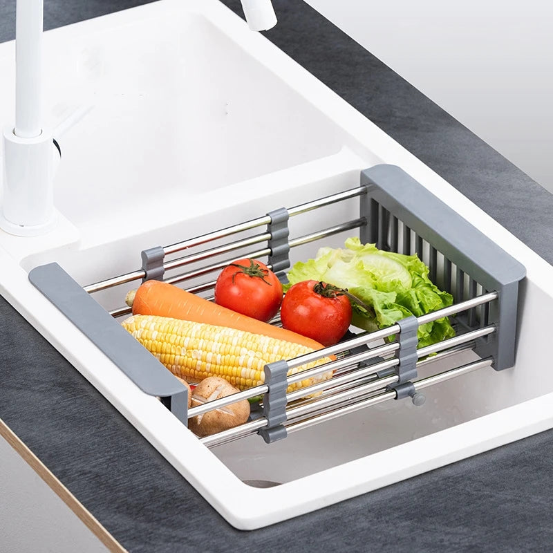 Retractable Tableware Dish Drying Holder