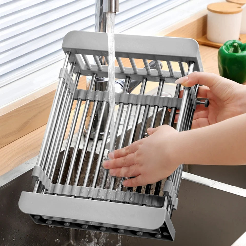 Retractable Tableware Dish Drying Holder