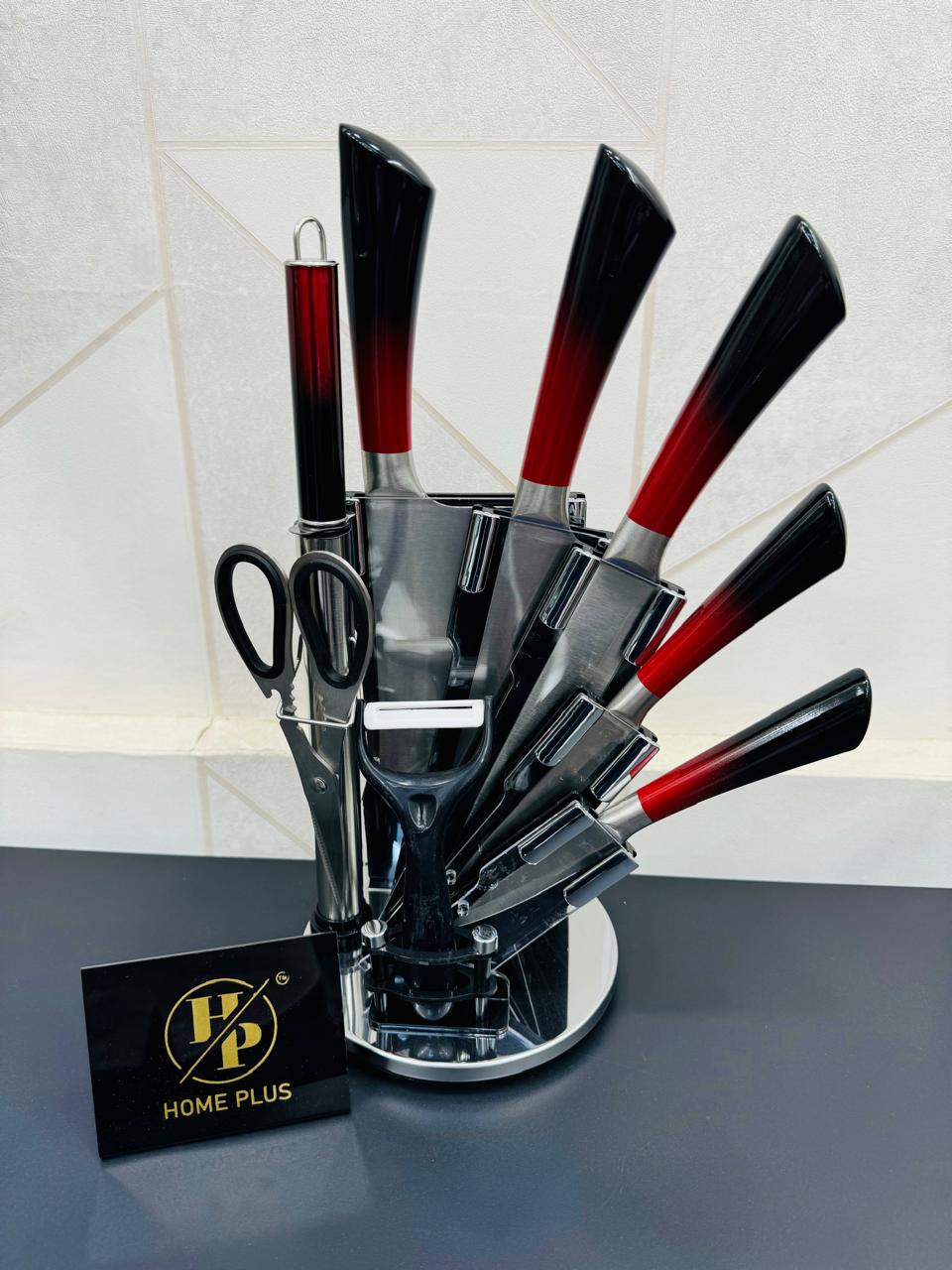 Revolving Knife Set - 8 Essential Tools