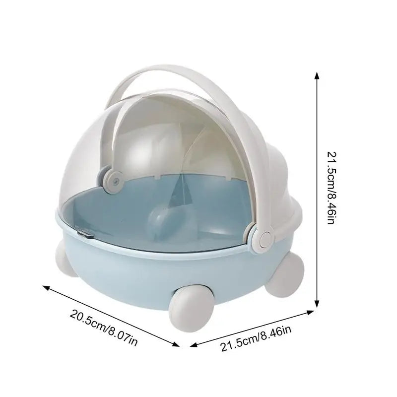 Toy Box With Wheels Cart Design