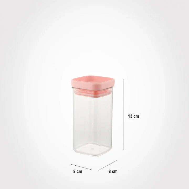 Airtight Clear Stackable Jar by Limon