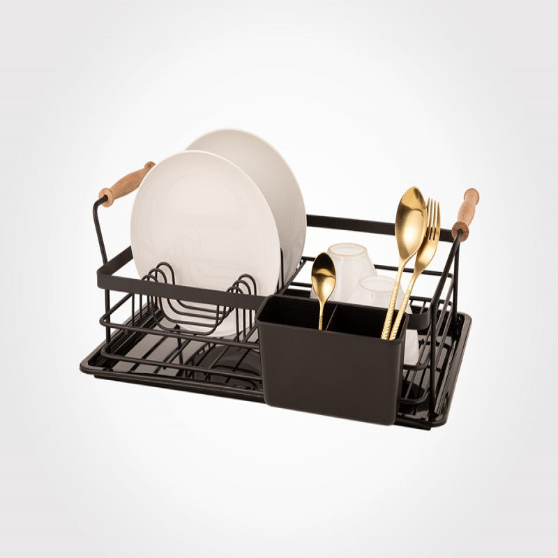 Dish Rack With Wooden Handles 1-Floor