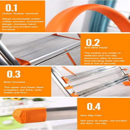 رف تجفيف الملابس المصنوع من الألومنيوم مع سلم