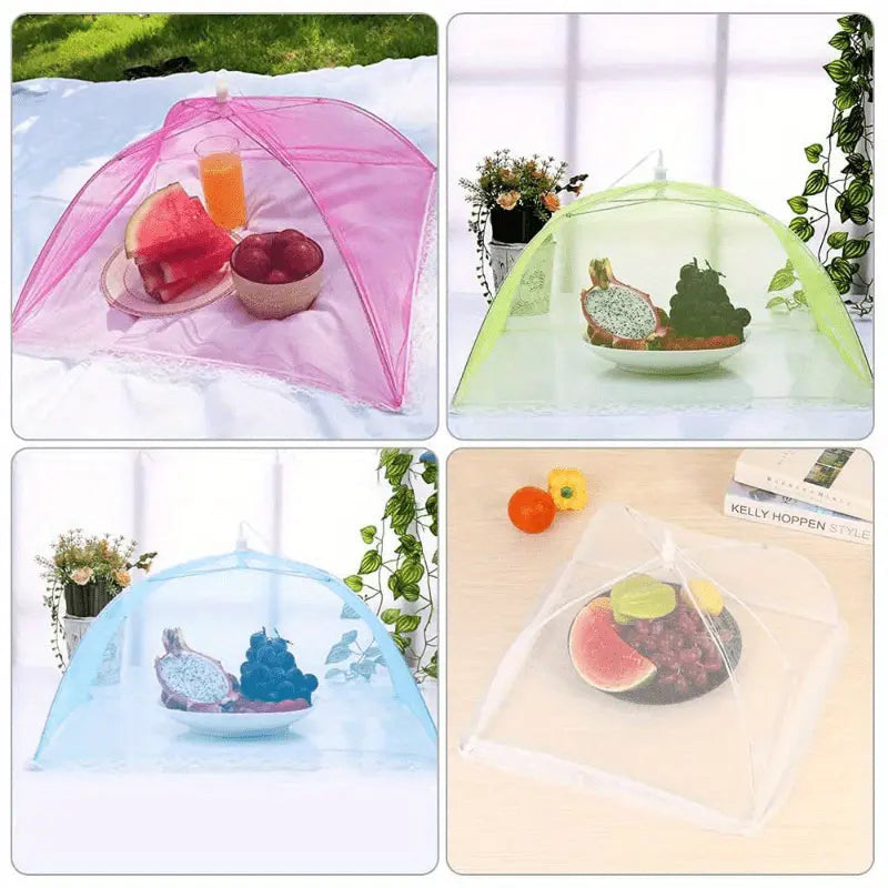 Net Food Cover, Foldable Vegetable Cover, Large Food Cover, Dust-proof Cover