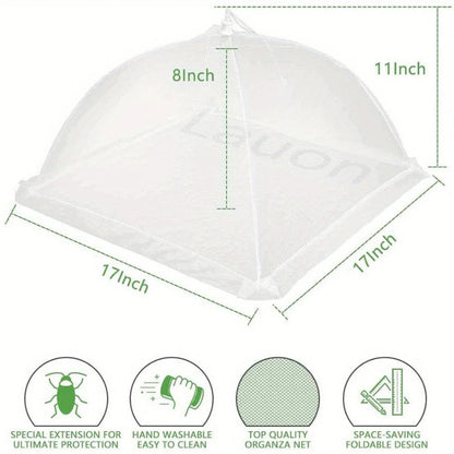 Net Food Cover, Foldable Vegetable Cover, Large Food Cover, Dust-proof Cover