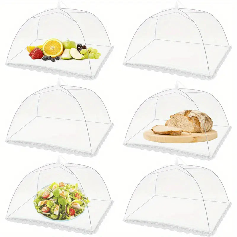 Net Food Cover, Foldable Vegetable Cover, Large Food Cover, Dust-proof Cover