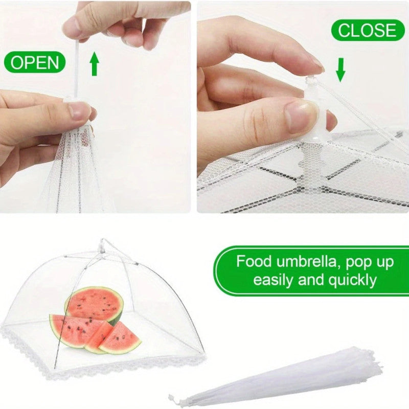Net Food Cover, Foldable Vegetable Cover, Large Food Cover, Dust-proof Cover