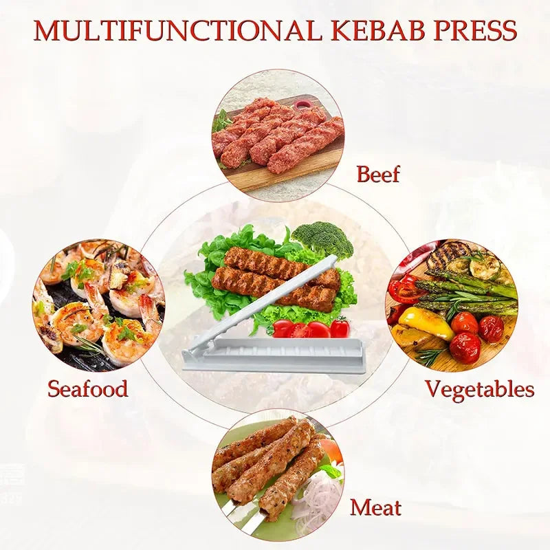 Turkish kabab Mold, BBQ Kebab Press.