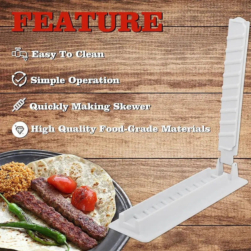 Turkish kabab Mold, BBQ Kebab Press.