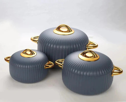 Elegant Luxury Insulated Hot Pots (Set of 3)