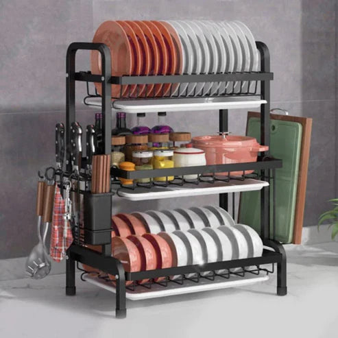 Stainless Steel 3 Tier Dish Rack