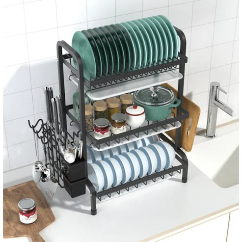 Stainless Steel 3 Tier Dish Rack