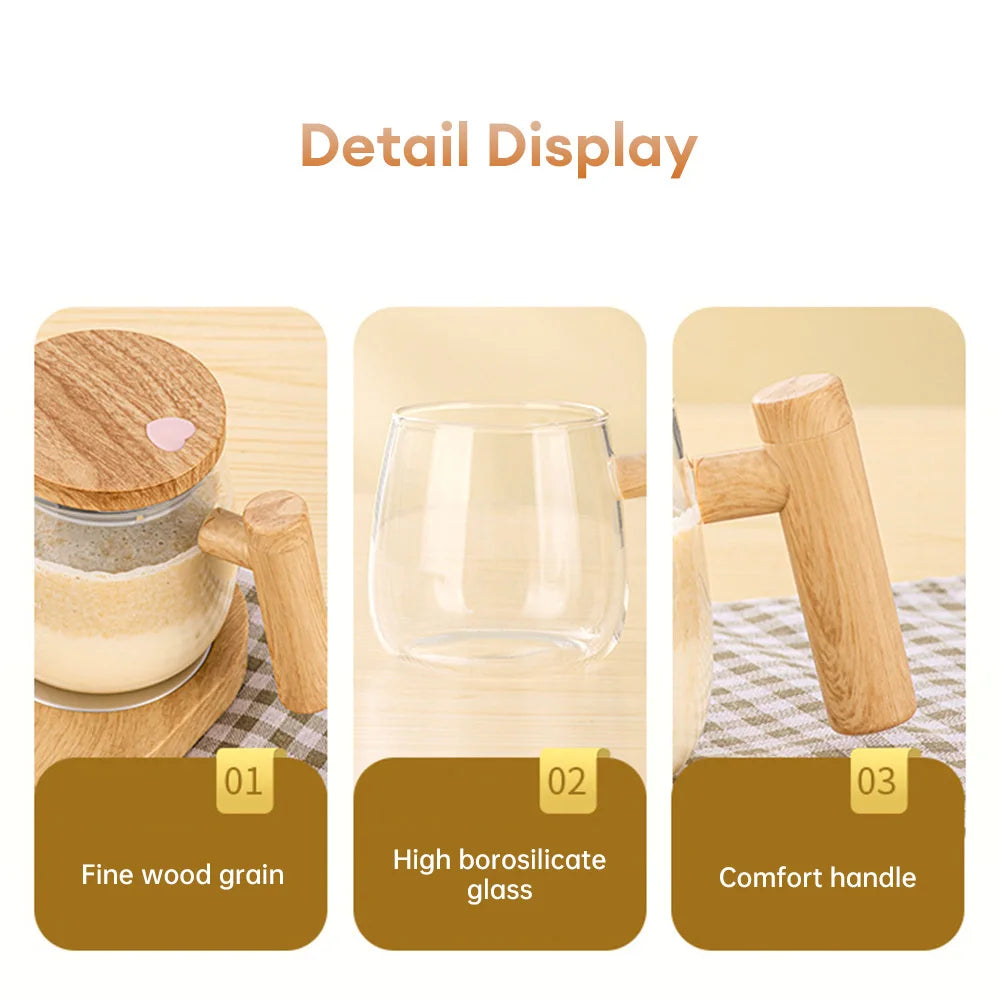 Self Stirring Mug 400ml, Electric Auto Mixing Cup