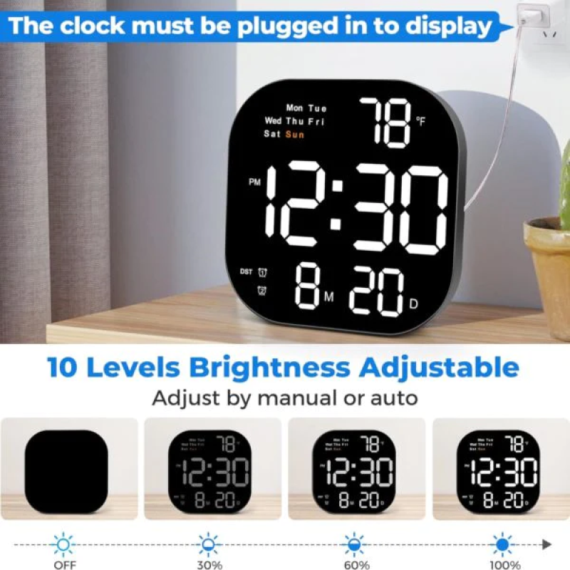 Modern Digital Clock