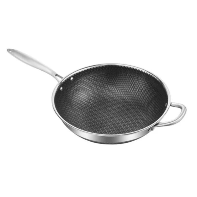 Stainless Steel Wok Pan