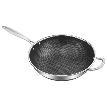 Stainless Steel Wok Pan