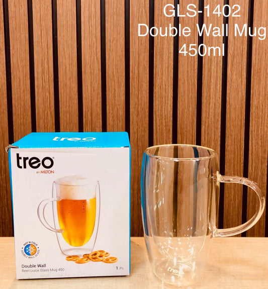 DOUBLE WALL MUG,heat resistance 450ml