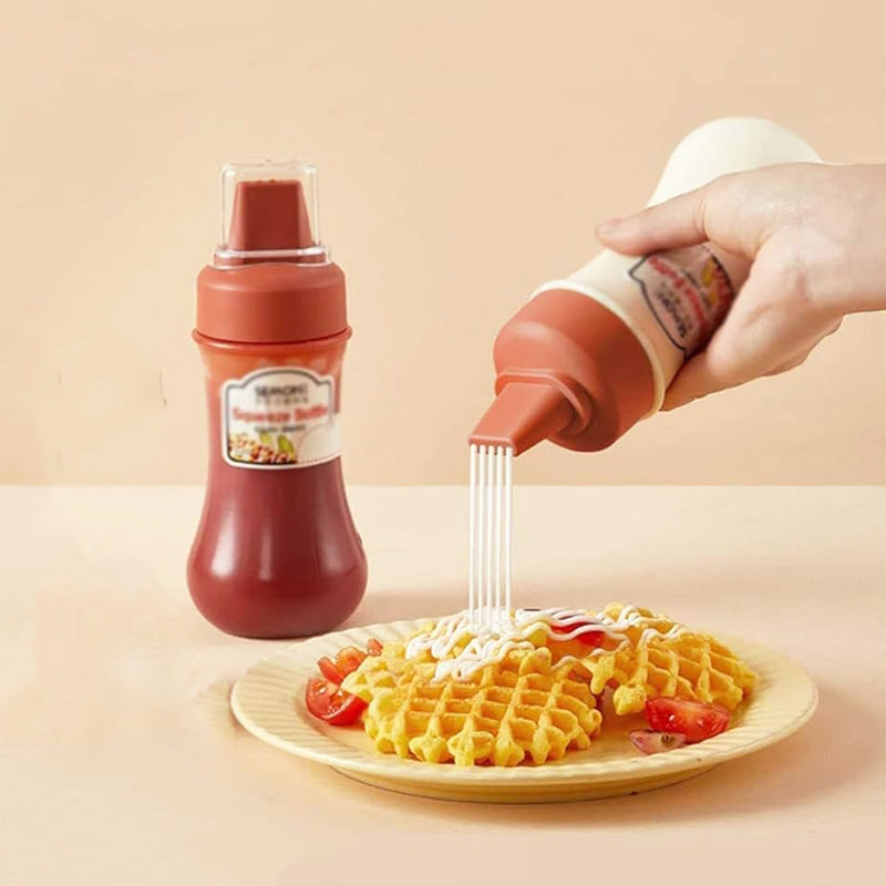 5 Hole Squeeze Condiment Bottle