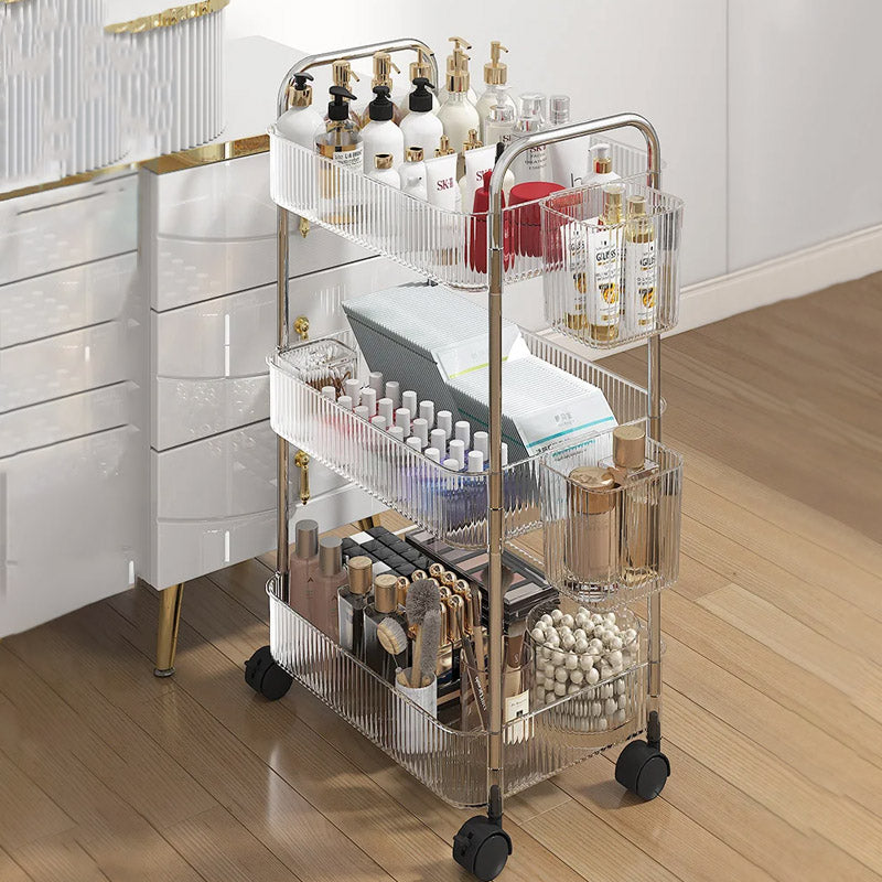 Acrylic Kitchen And Bathroom Storage Trolly