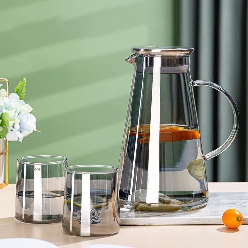 Glassware Borosilicate Dinnerware Pitcher Jug Glass Set | Durable & Elegant Tableware