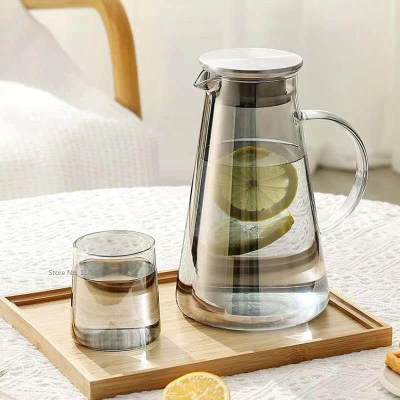 Glassware Borosilicate Dinnerware Pitcher Jug Glass Set | Durable & Elegant Tableware