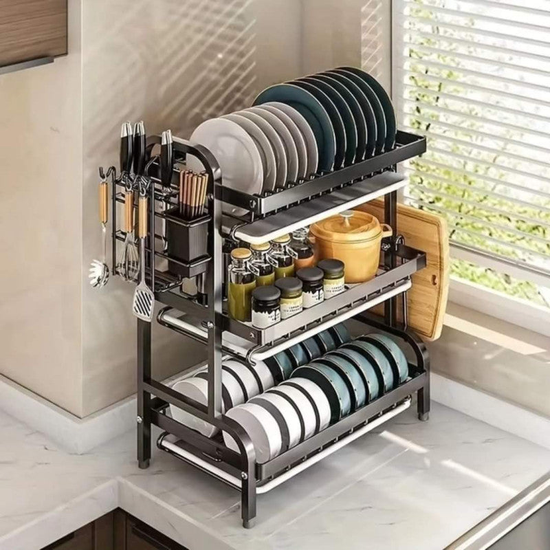 3 Tier High Quality Dish Drain Rack