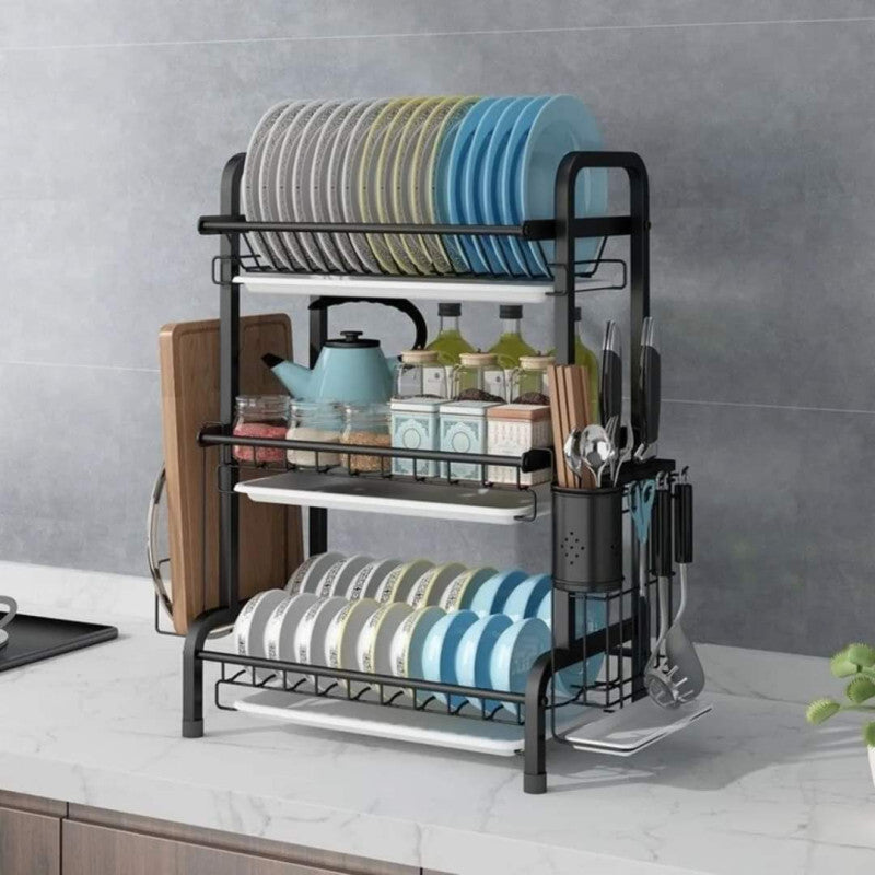 3 Tier High Quality Dish Drain Rack