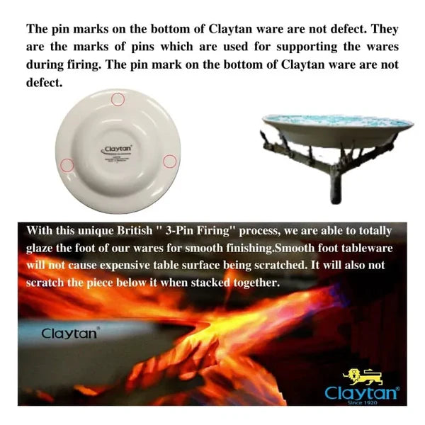 Claytan Rosemary Complete Range | Lead Safe Ceramic Tableware Collection Adornia Pakistan