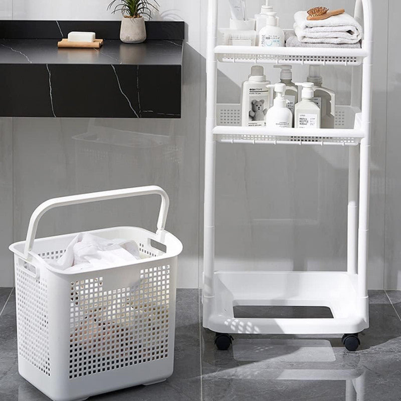 2-Tier Laundry Basket Organizer