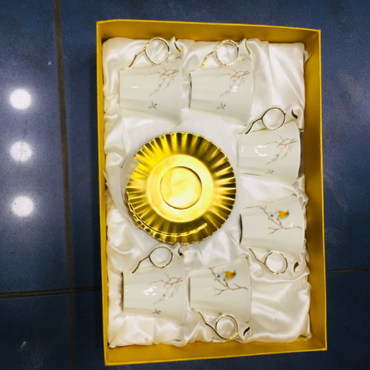 6PCS TEA CUP & 6PCS SAUCER