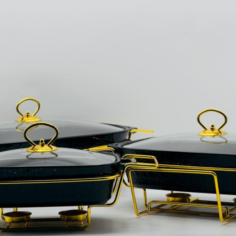 Matt Burner Dish 3-Pcs Set