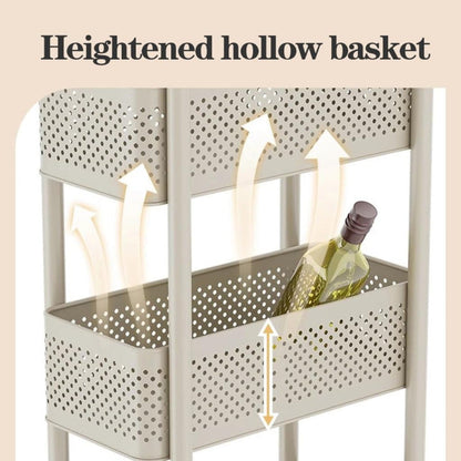 Kitchen Storage Cart With Wheels