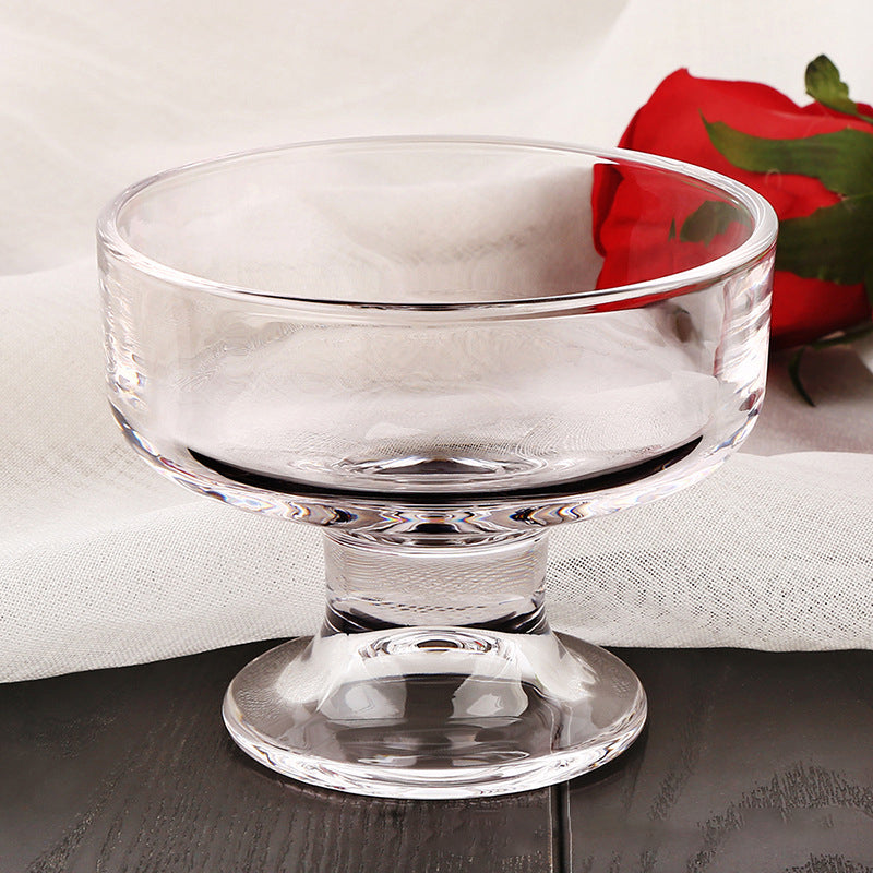 KELVEE Chinese Crystal Low Footed Bowls Set of 6