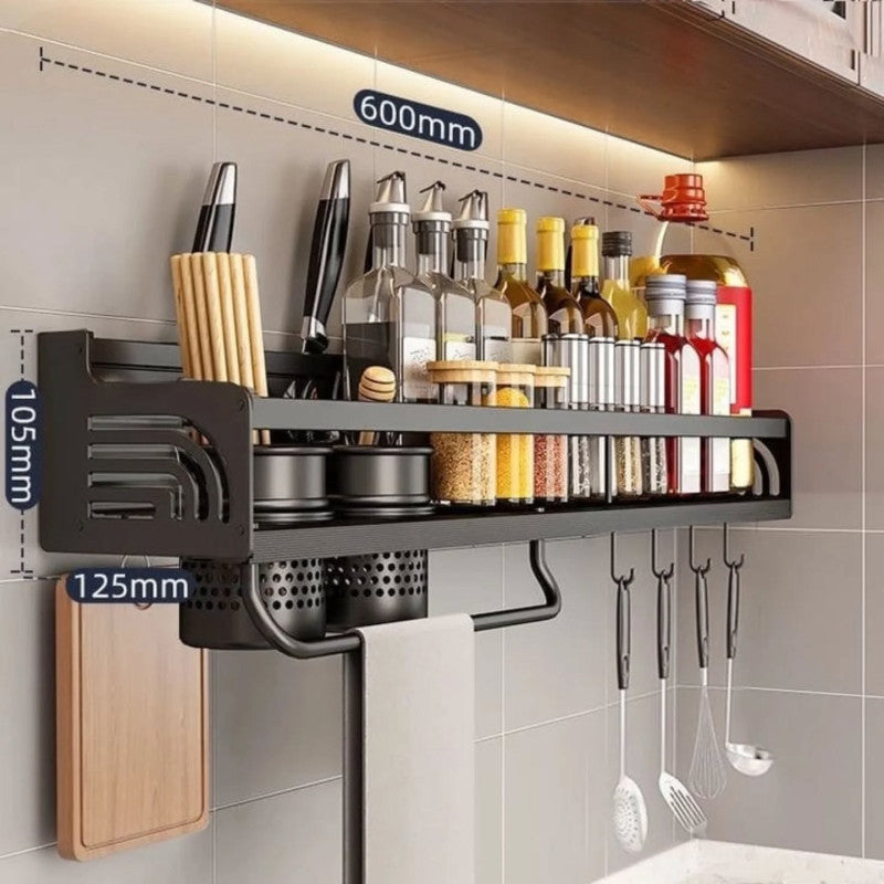 Kitchen Wall Mounted Spice Rack