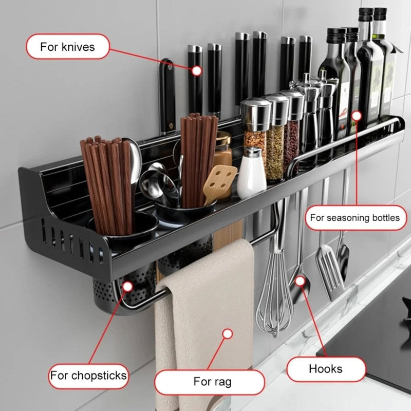 Kitchen Wall Mounted Spice Rack