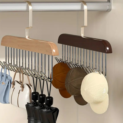 Multifunctional Solid Wood Clothes Hanger