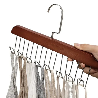 Multifunctional Solid Wood Clothes Hanger