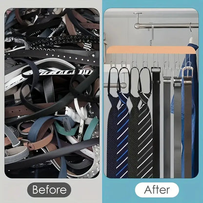 Multifunctional Solid Wood Clothes Hanger