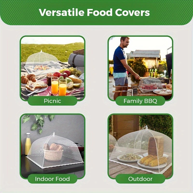 Net Food Cover, Foldable Vegetable Cover, Large Food Cover, Dust-proof Cover