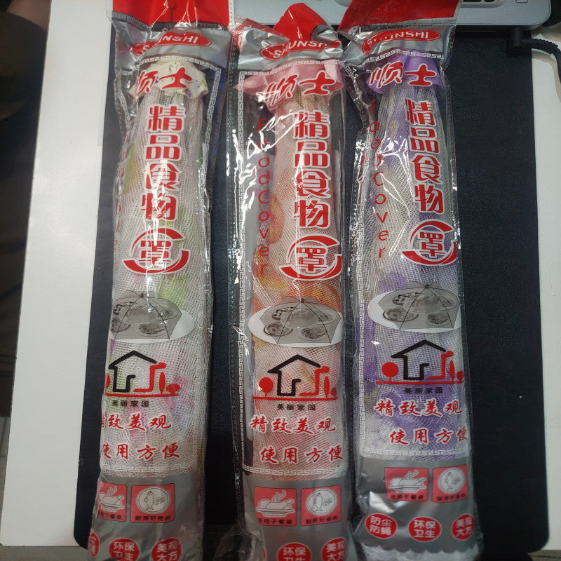 Net Food Cover, Foldable Vegetable Cover, Large Food Cover, Dust-proof Cover