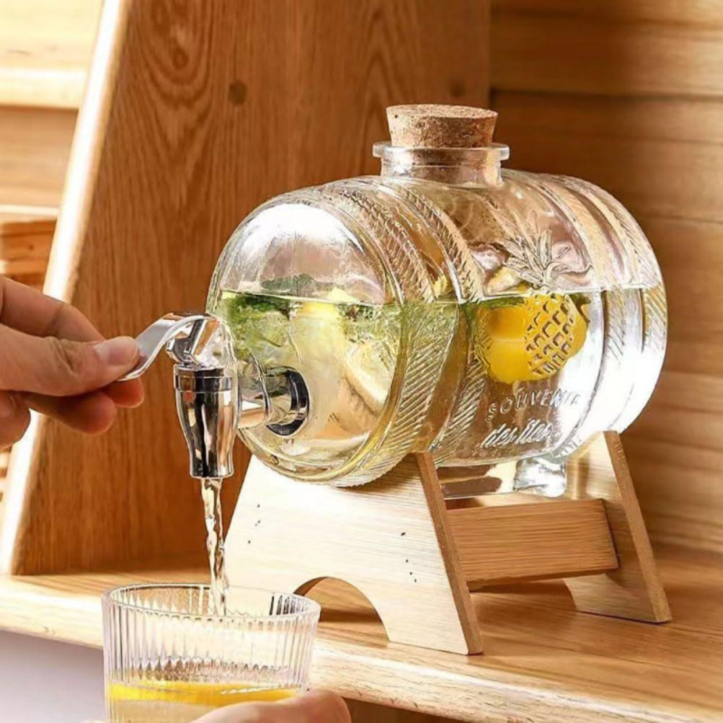 Glass Barrel Water Dispenser – Elegant & Practical | Adornia.pk