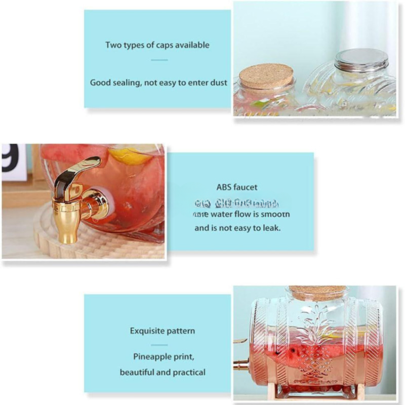 Glass Barrel Water Dispenser – Elegant & Practical | Adornia.pk