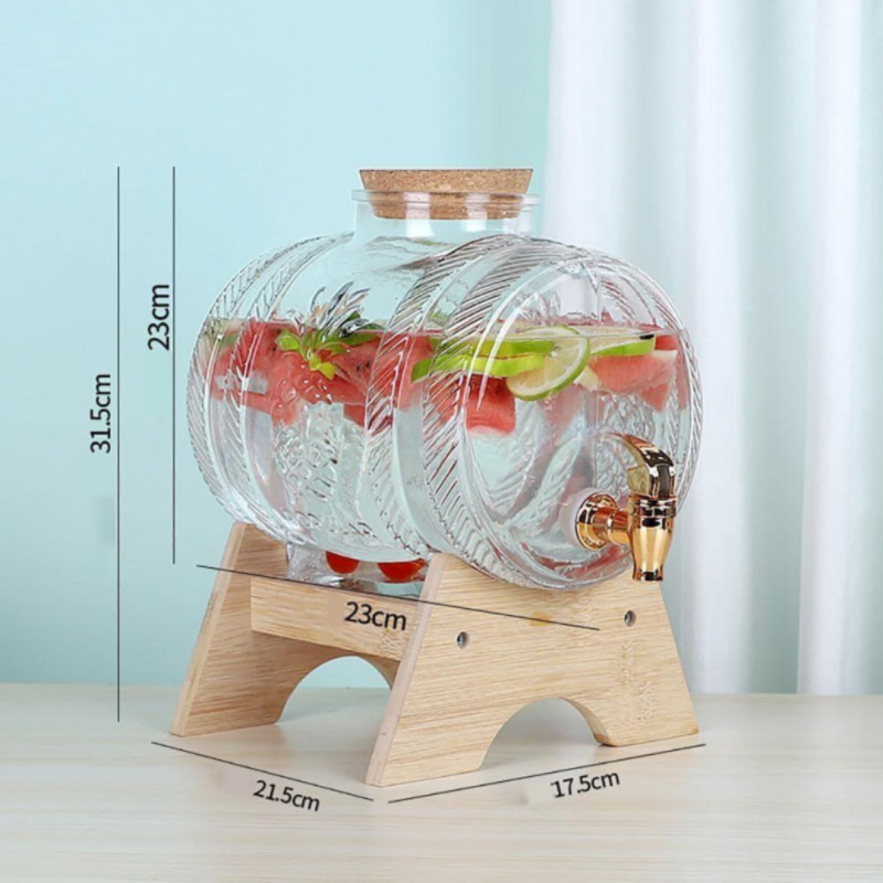 Glass Barrel Water Dispenser – Elegant & Practical | Adornia.pk