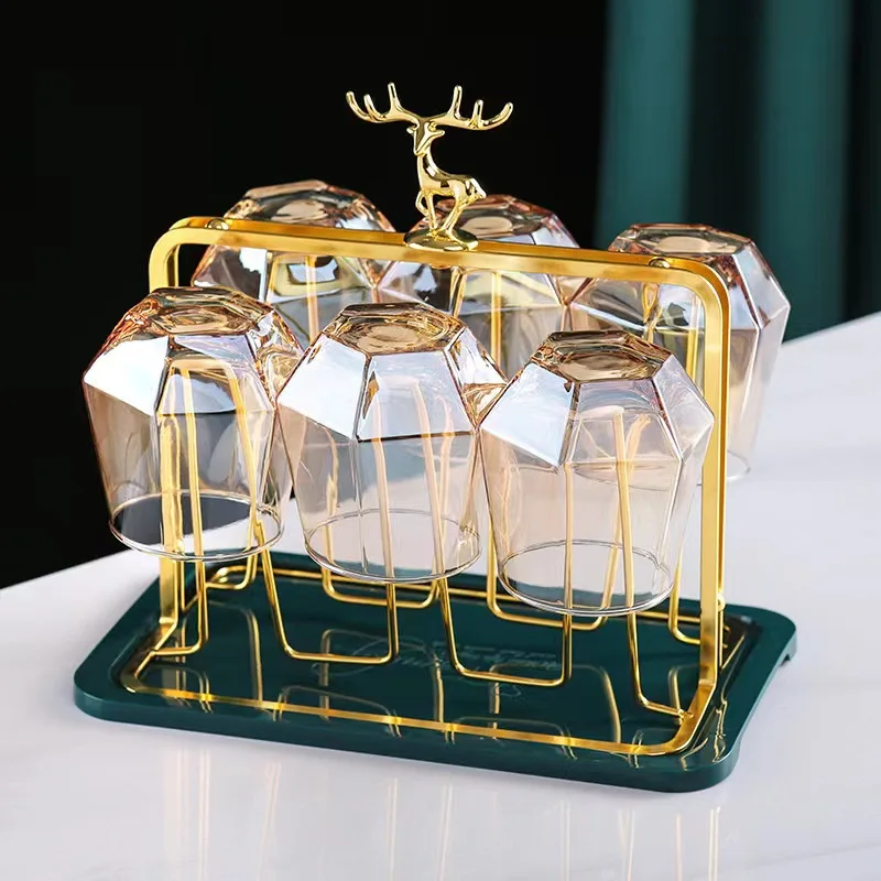 Luxury Gold Cup Holder Tree for Mugs and Glasses | Elegant Mug Rack for Kitchen & Home