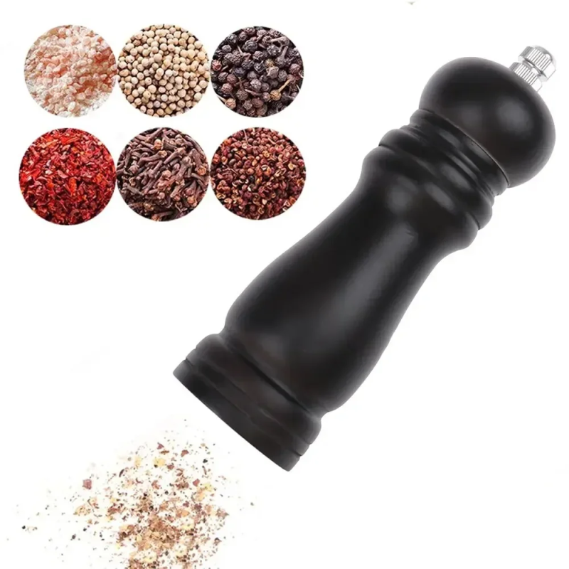Classic Wooden Pepper Grinder & Salt Mill – Adjustable Coarseness | Buy Online in Pakistan