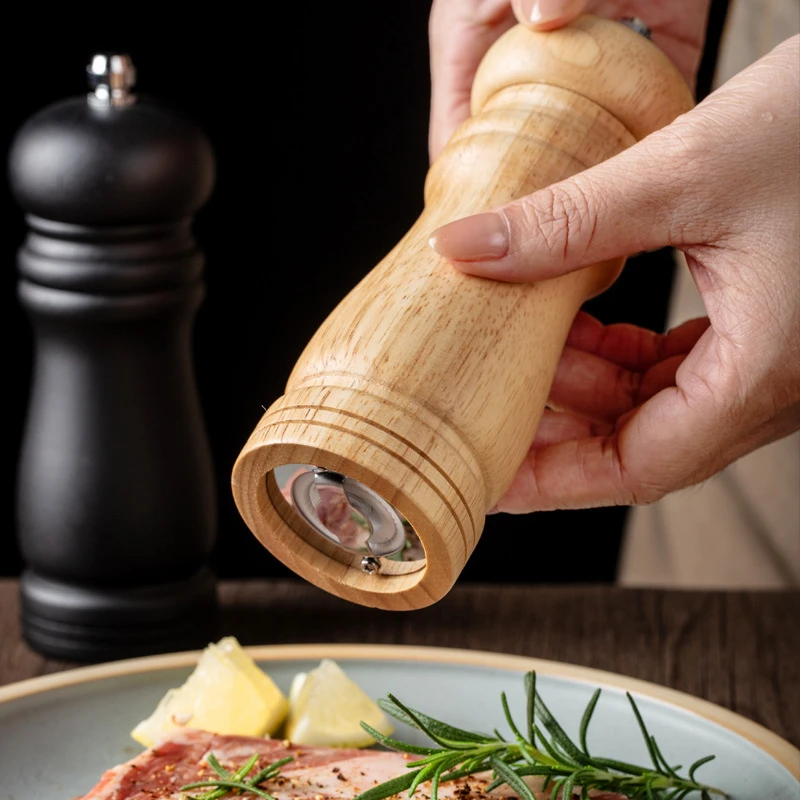 Classic Wooden Pepper Grinder & Salt Mill – Adjustable Coarseness | Buy Online in Pakistan