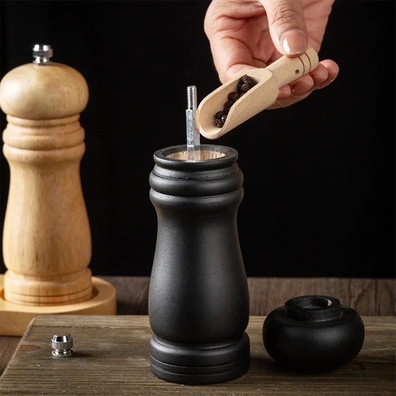 Classic Wooden Pepper Grinder & Salt Mill – Adjustable Coarseness | Buy Online in Pakistan