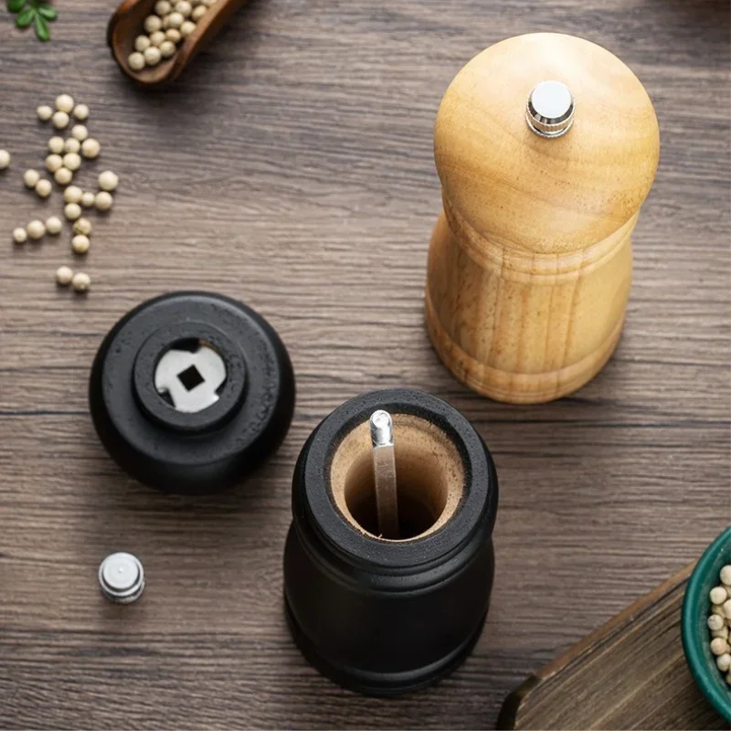 Classic Wooden Pepper Grinder & Salt Mill – Adjustable Coarseness | Buy Online in Pakistan